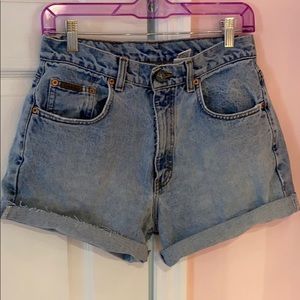 Calvin Klein High waisted mom shorts